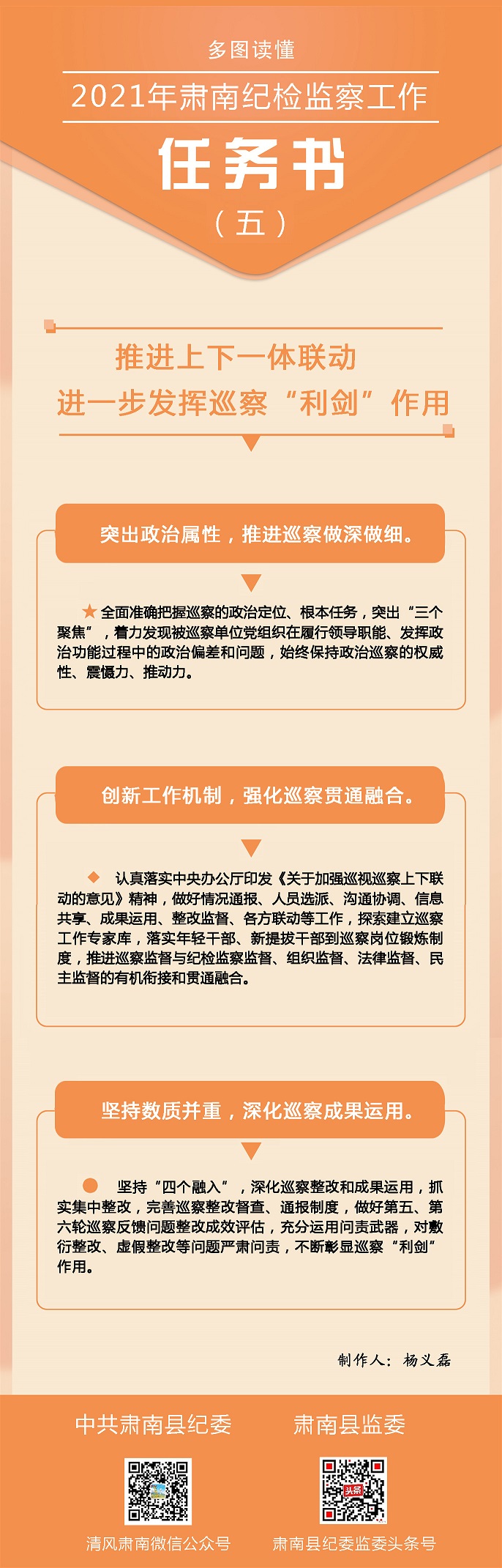 2021年肃南纪检监察工作任务书（五）