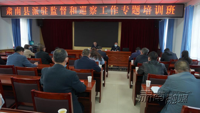 全县派驻监督和巡察工作专题培训班开班