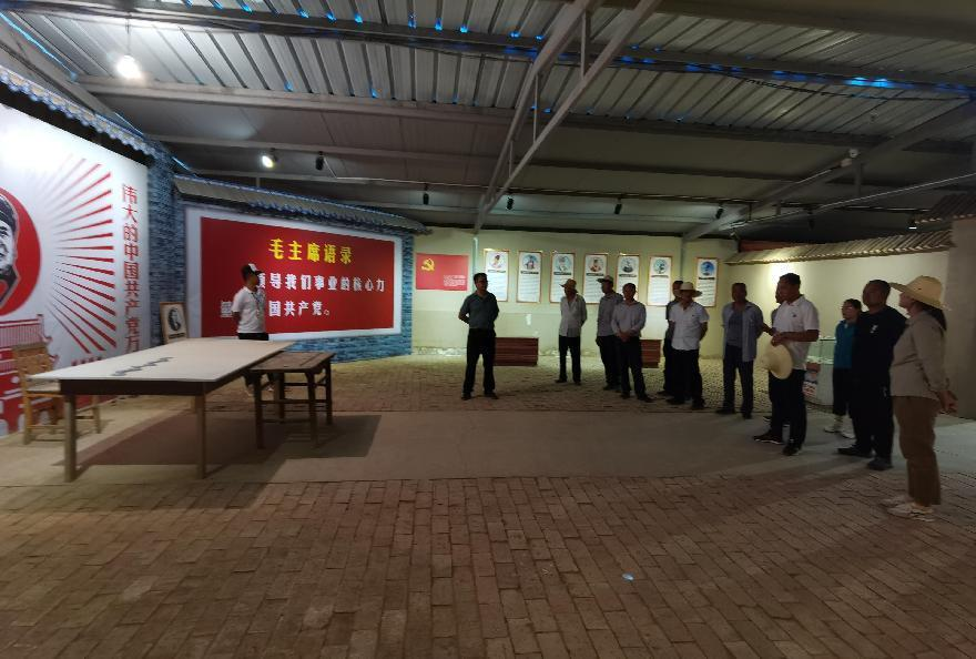 肃南县委巡察办与联系村党支部联合开展主题党日活动